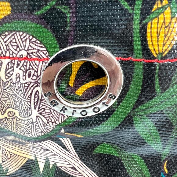 Sakroots Coated Canvas Peace Bag Tote Purse **READ** No Strap - Picture 7 of 8